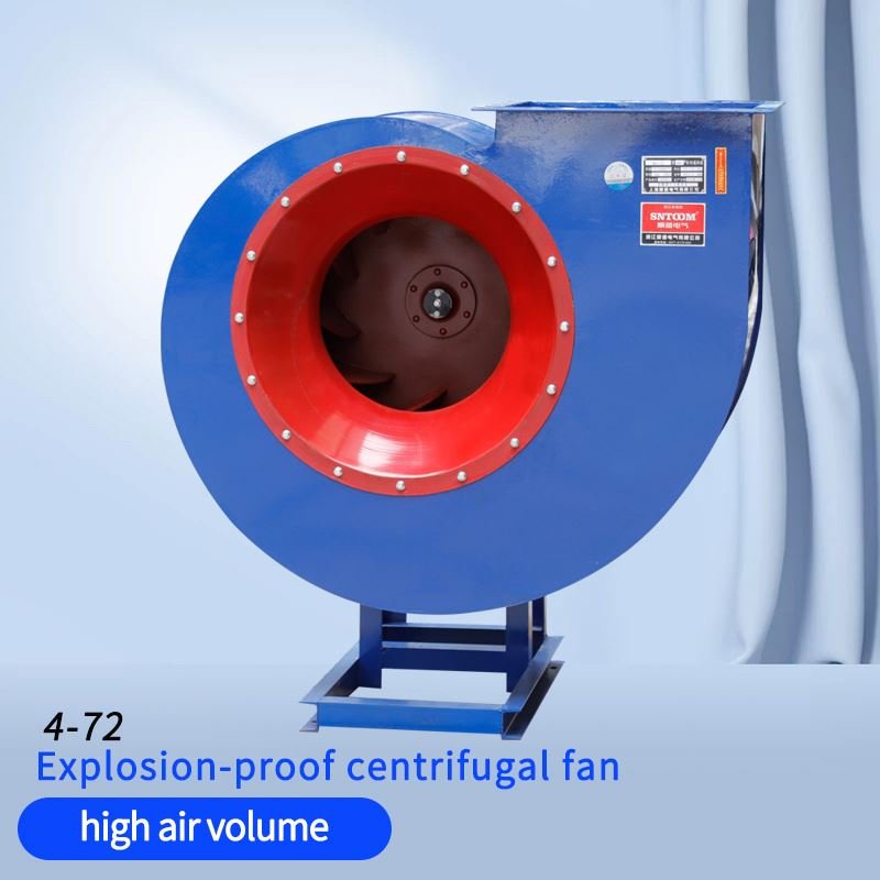 China 4-72 Industrial High Temperature Resistant Air Exhaust Duct Belt Centrifuge Blowers Fan Machine