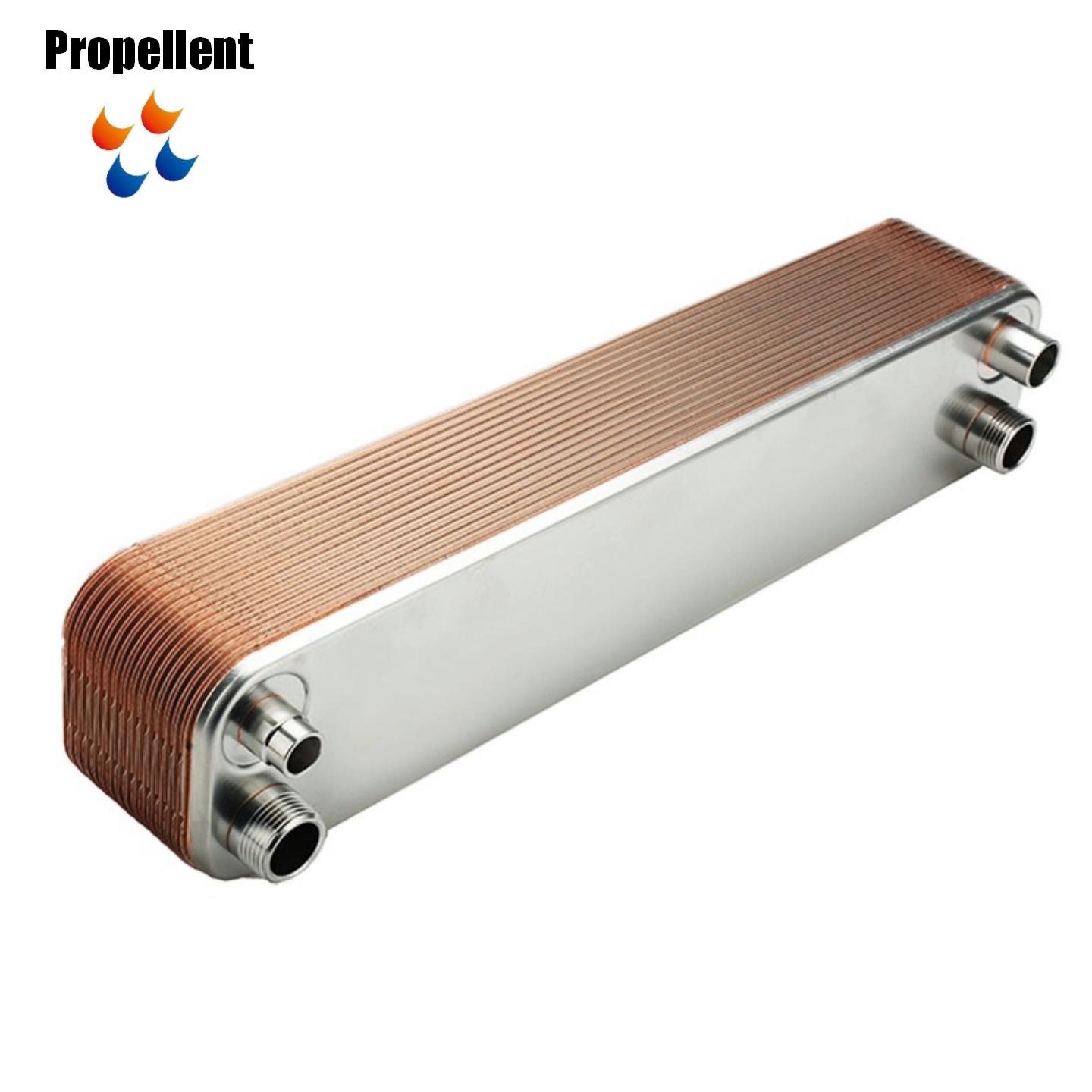 Customized Air Cooler Copper Brazed Stainless Steel Plate Heat Exchanger