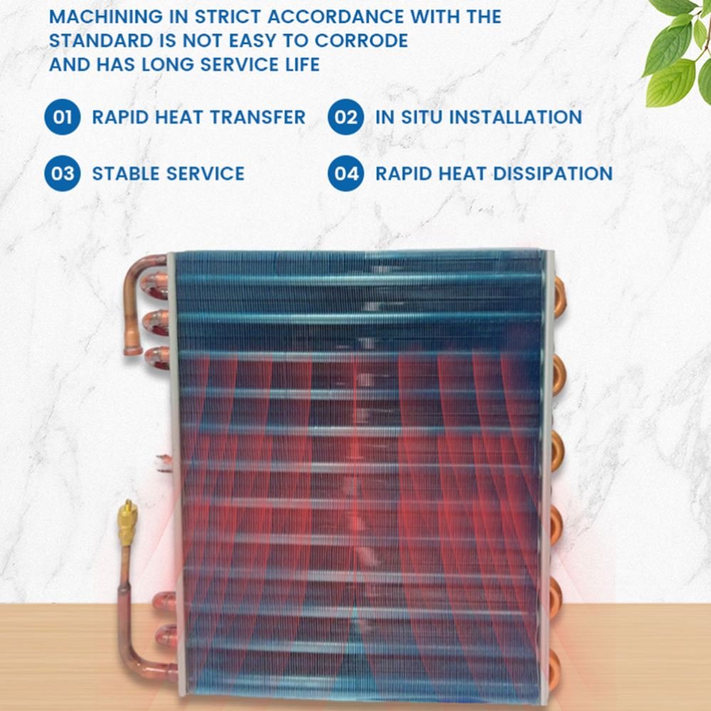 Customized Heat Exchanger Copper Tube Air Conditioner Water Cooler Condenser