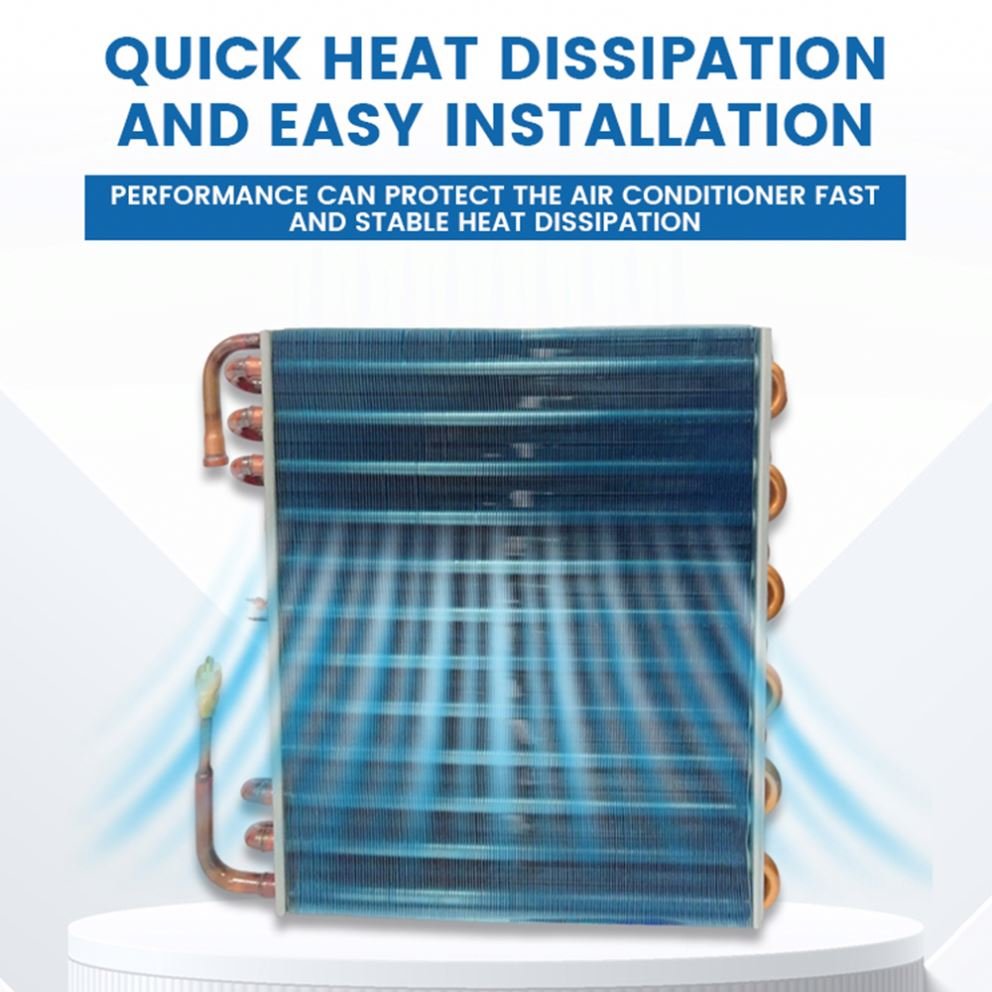 Customized Heat Exchanger Copper Tube Air Conditioner Water Cooler Condenser