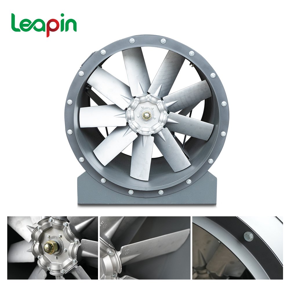 High Air Volume High Pressure Low Noise High Efficiency Aluminium Impeller Axial Fan