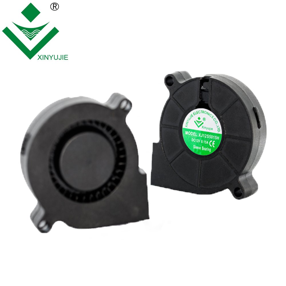 Dc 12v 2pin Cooling Blower Brushless Mini Fan 50x50x15mm 5015 IP67 Waterproof Radial Blower Axial Fan
