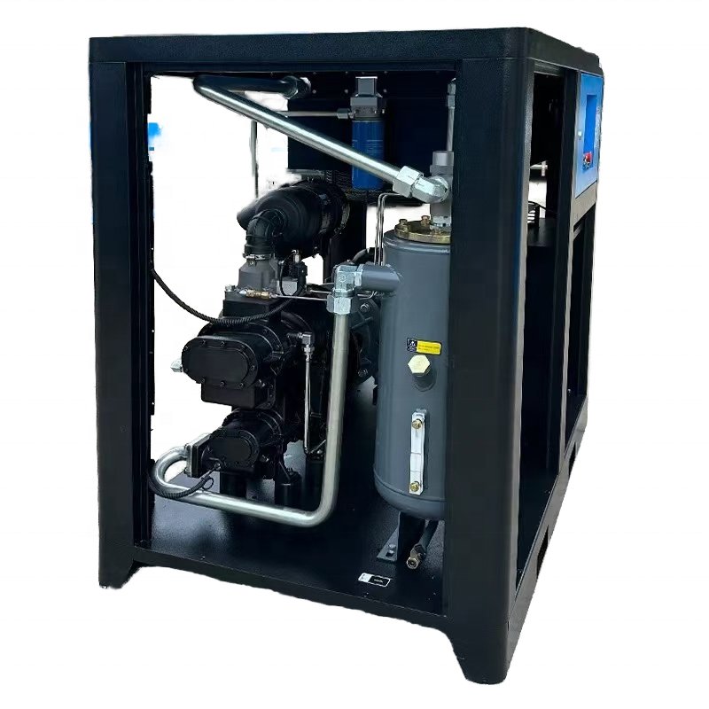 High-Efficiency 22KW Two-Stage Compressed Air Compressor with PLC Oil & Gas Separator Variable Frequency Pressure