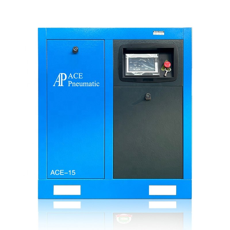 Screw Air Compressor Industrial 7.5kw 10hp 10bar Pm Vsd High Efficiency Energy Saving Screw Compressor Buy
