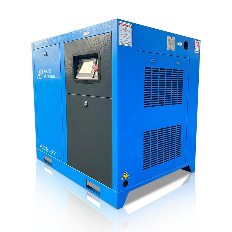 Screw Air Compressor Industrial 7.5kw 10hp 10bar Pm Vsd High Efficiency Energy Saving Screw Compressor Buy