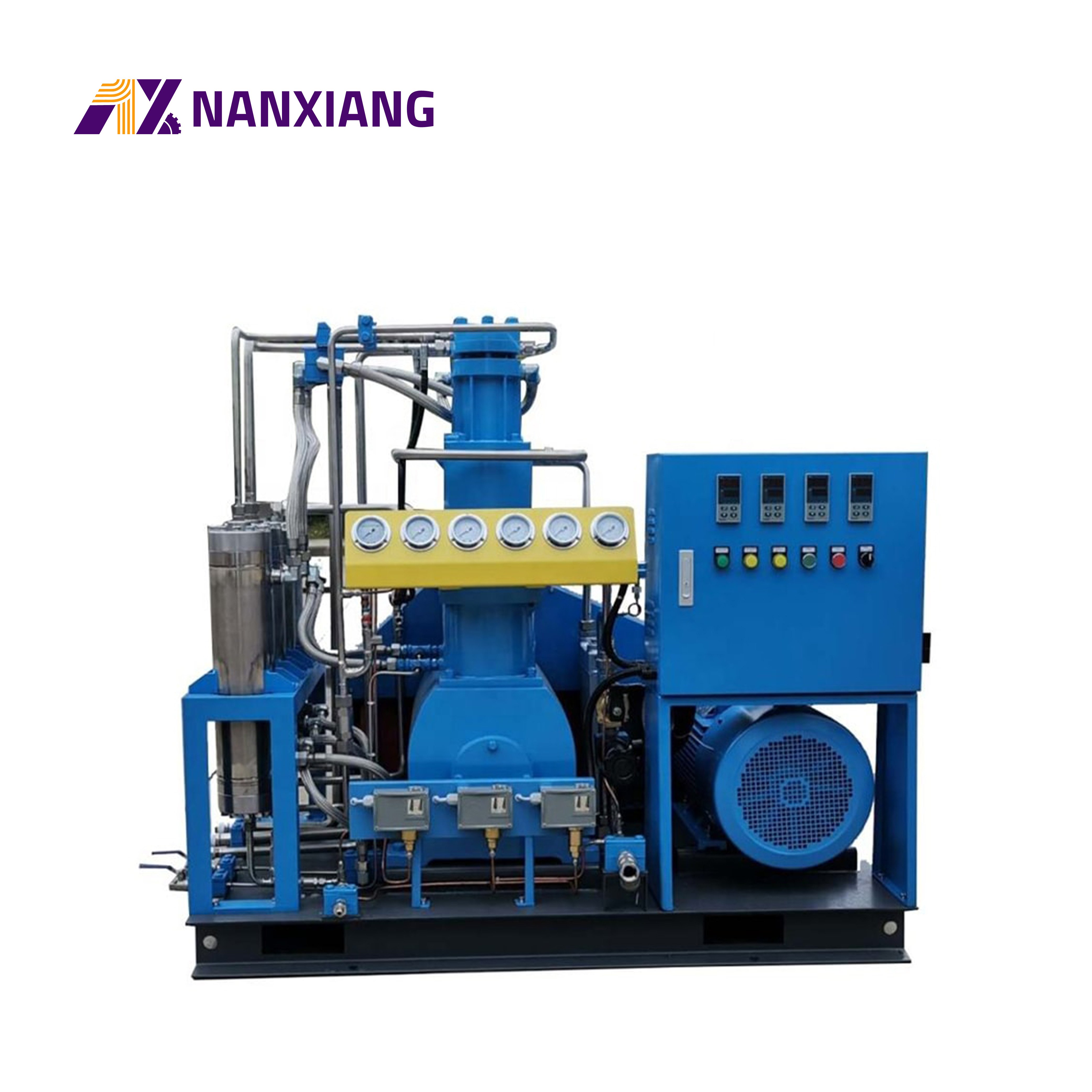100% Oil Free Hydrogen Nitrogen Oxygen Booster Gas Compressor Industrial High Pressure Gas Air Compressor