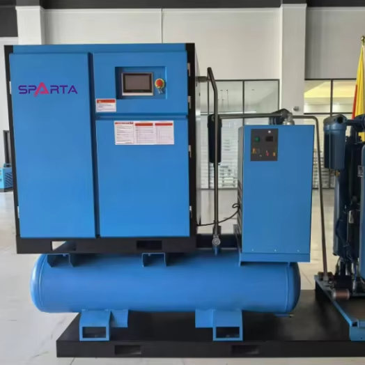 Hot Sale 4in1 Screw Movable Integrated Air Compressor for Industrial Air Source Compressor