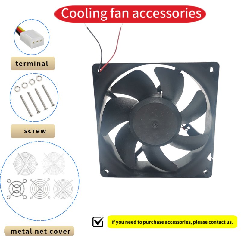 SUNON 120x120x38mm PMD2412PMB1 DC 24V Motorcycle Fan 18.2W Small Exhaust Fan High Speed Server Power Cooling Fan