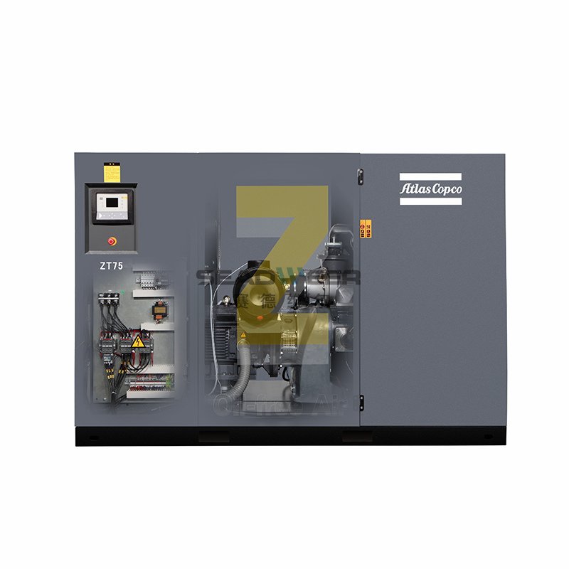 ZR ZT ZR75 ZT75 VSD FF High Pressure Low Noise Atlas Copco Industrial Oil Free Rotary Screw air Compressor