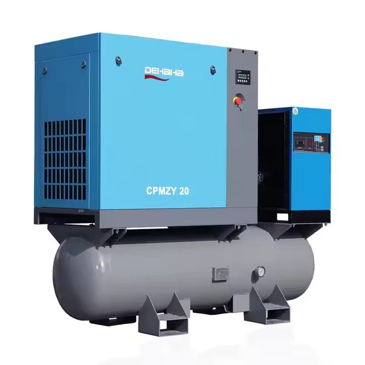 15kw Laser Cutting All in One Combined Rotary Screw Air Compressor with Dryer
