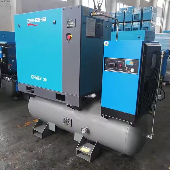 15kw Laser Cutting All in One Combined Rotary Screw Air Compressor with Dryer