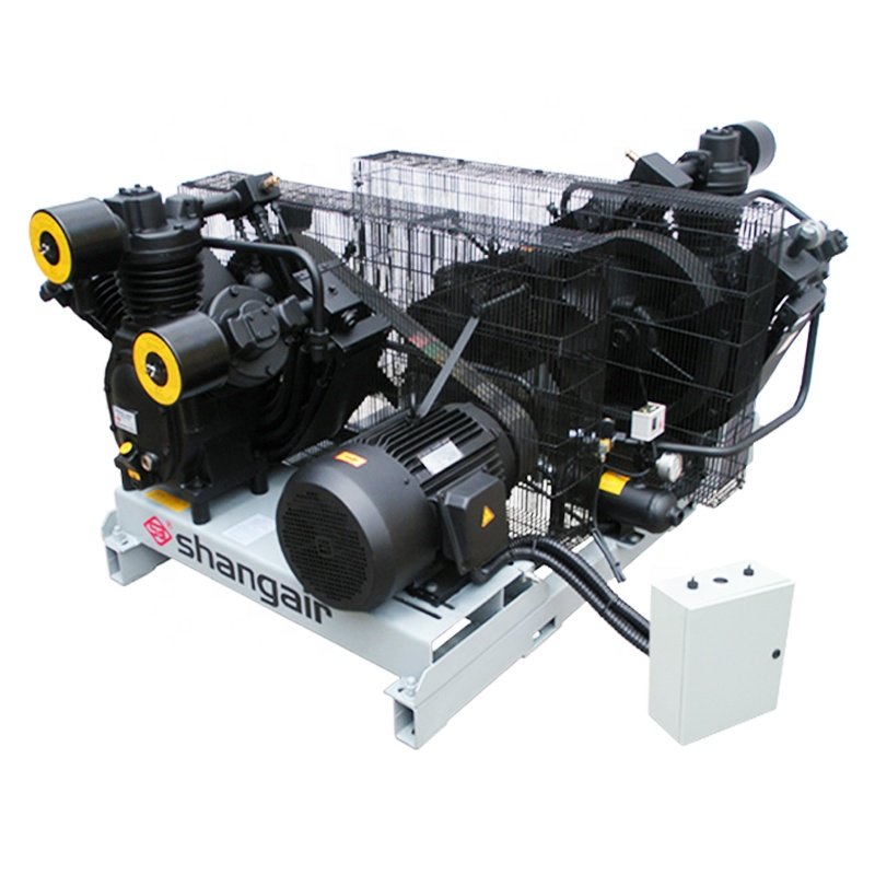 PET Bottle Blowing Machine Use 30 Bar 40 Bar High Pressure Shang air Piston Air Compressor