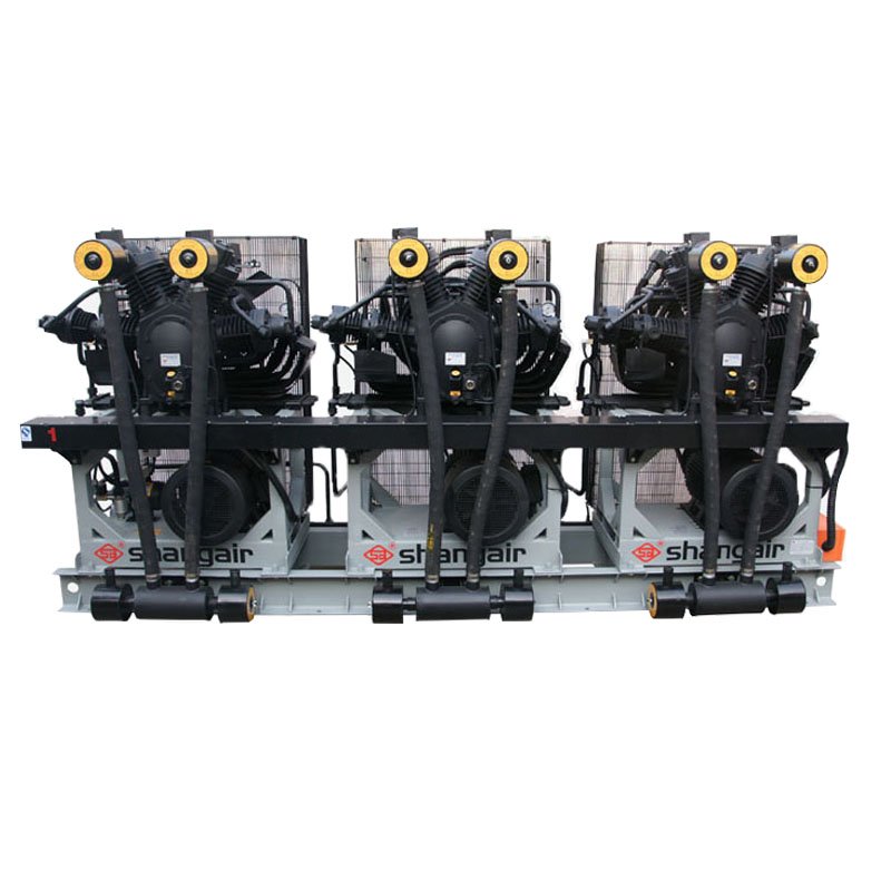 PET Bottle Blowing Machine Use 30 Bar 40 Bar High Pressure Shang air Piston Air Compressor