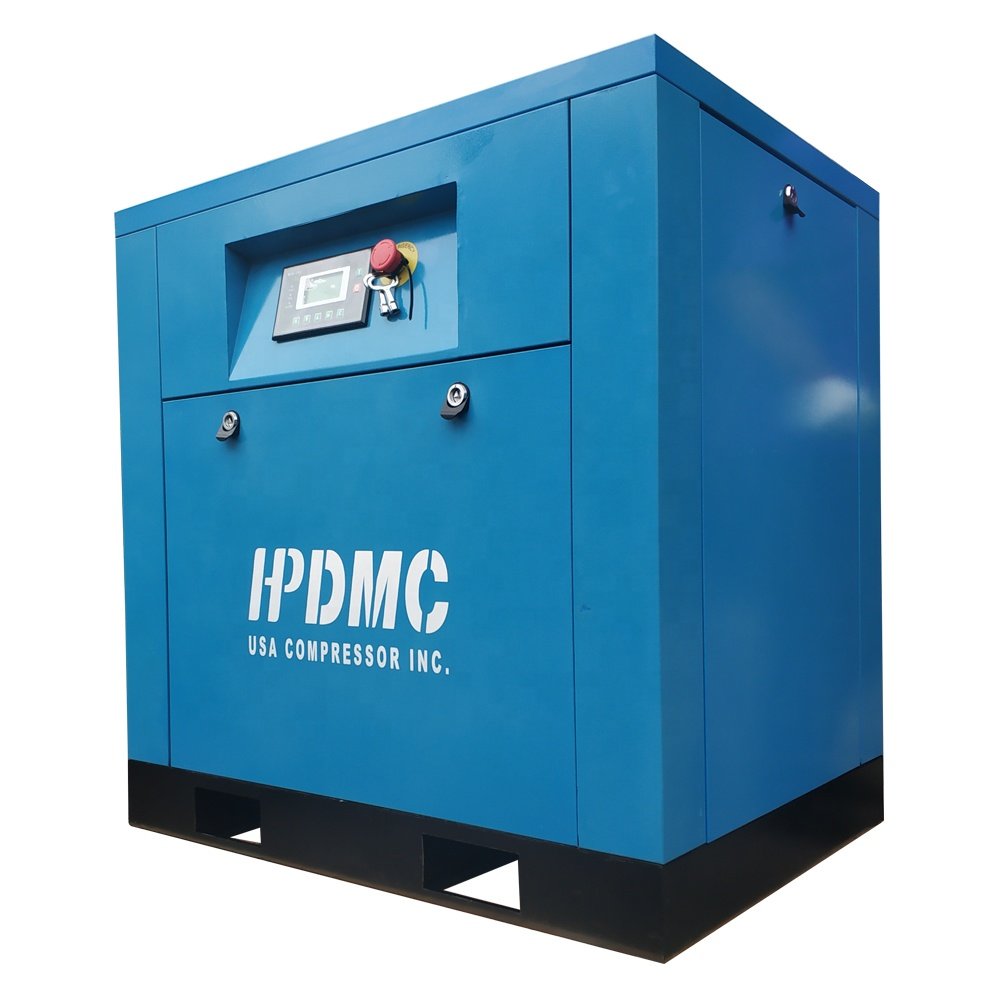 7.5HP 5.5kw 10Bar 380V 50HZ 35CFM IP23 Motor Screw air Compressor