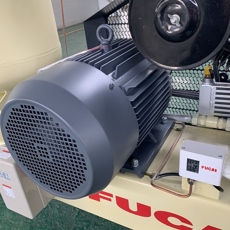FUCAI Compressor Machine 11kw 15hp 30bar air Compressor Belt Drive Industrial Engine Type Piston air Compressor