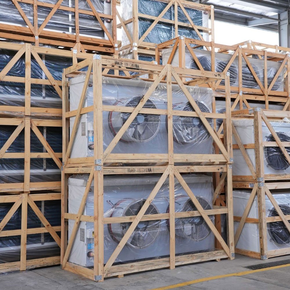 Cooling Room Cold Evaporation Condenser 15700W Evaporator Coil Condenser Refrigerator Air Cooler Unit Blast Freezer