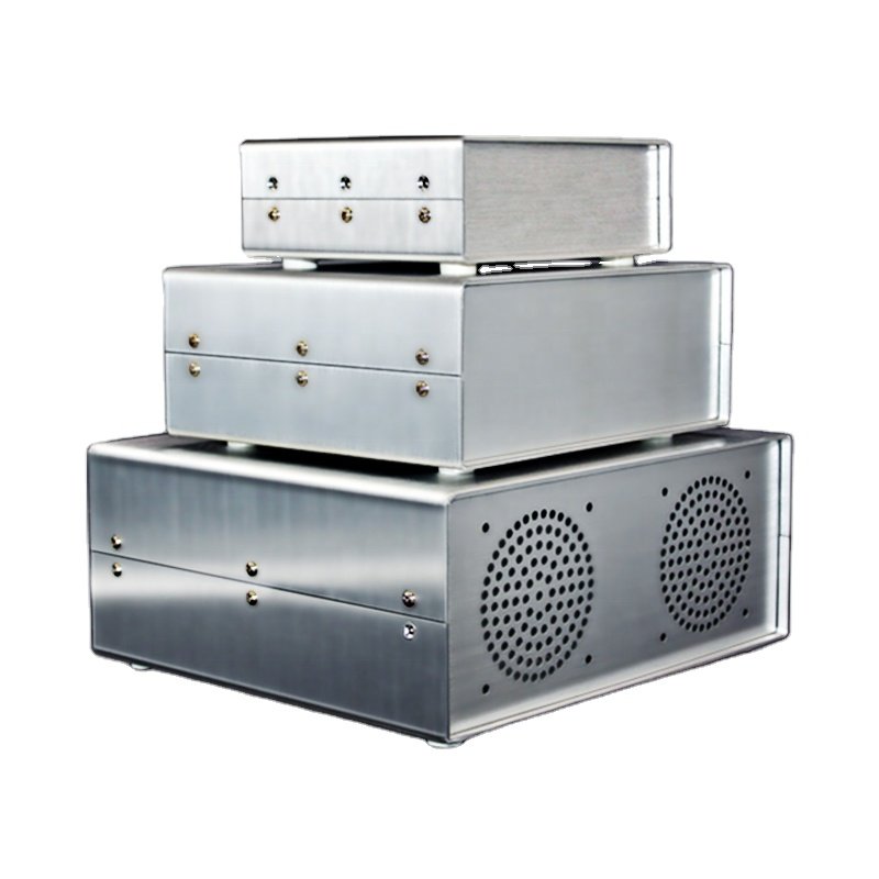 Custom Stamping Electronics Enclosure Sheet Metal Aluminum Processing Case Boxes Housing Shell Cabinet for Equipment