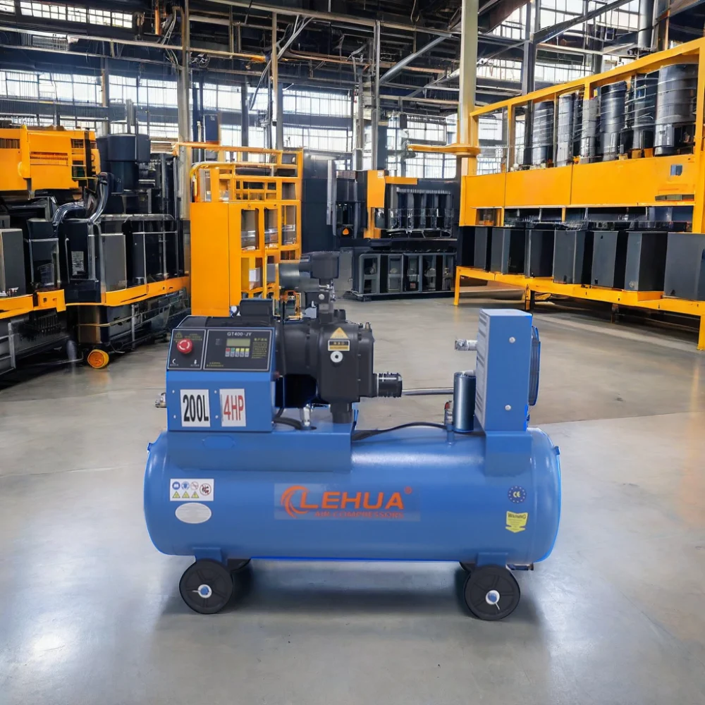 High Performance VSD Industrial Compressors 3Kw 4Hp 8Bar 10Bar 200Liter Scroll Oil Free Air Compressor
