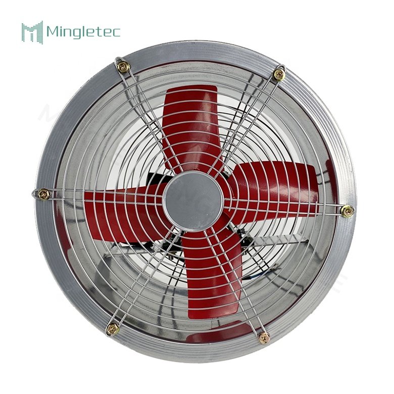 China Supplier Industrial Ventilation Drum Blower Fan 8 10 12 14 16 20 24 Inch Wall-Mounted Cast Iron Blades OEM ODM