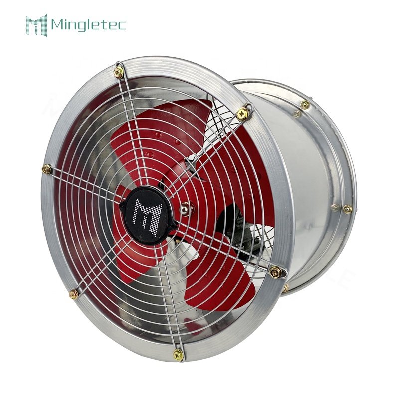 China Supplier Industrial Ventilation Drum Blower Fan 8 10 12 14 16 20 24 Inch Wall-Mounted Cast Iron Blades OEM ODM