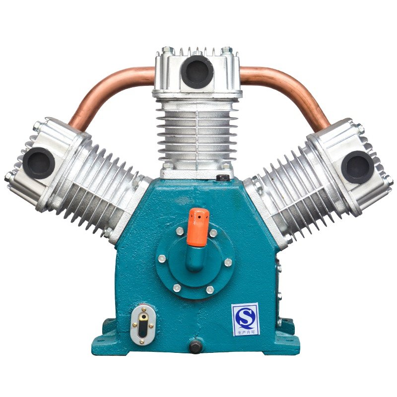 2/3 Cylinder Piston Reciprocating Air Compressor Spare Parts Portable 380V Oil Lubricated Gas Powered Air Cooled New Condition"