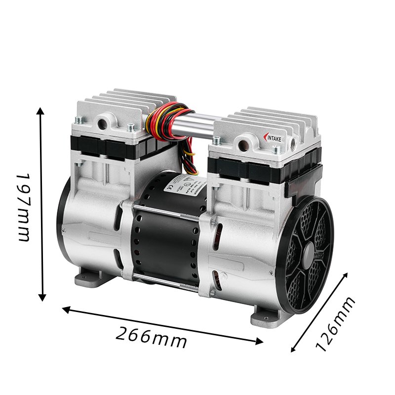 High Quality 1HP Super Quiet Portable Air Compressor Pump 600W Oil-Free 220V Double Cylinder Engine Motor are Air Compressor