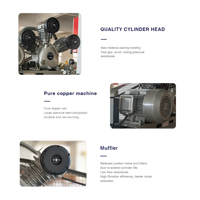 Industrial air Compressors High Pressure Silent Controller Electric Compressor Machine Prices Manufacturer Workshop Top 10 Sale