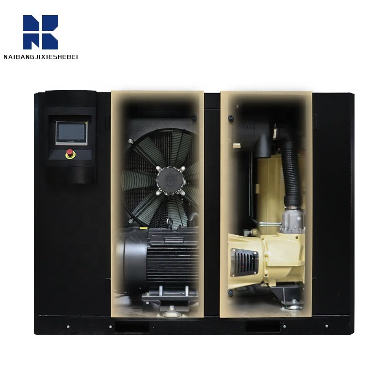 Customized Support 10HP 20HP 30HP Rotary Silent Air-compressors 7bar 8bar 10bar 12bar 16bar Industrial Screw Air Compressor