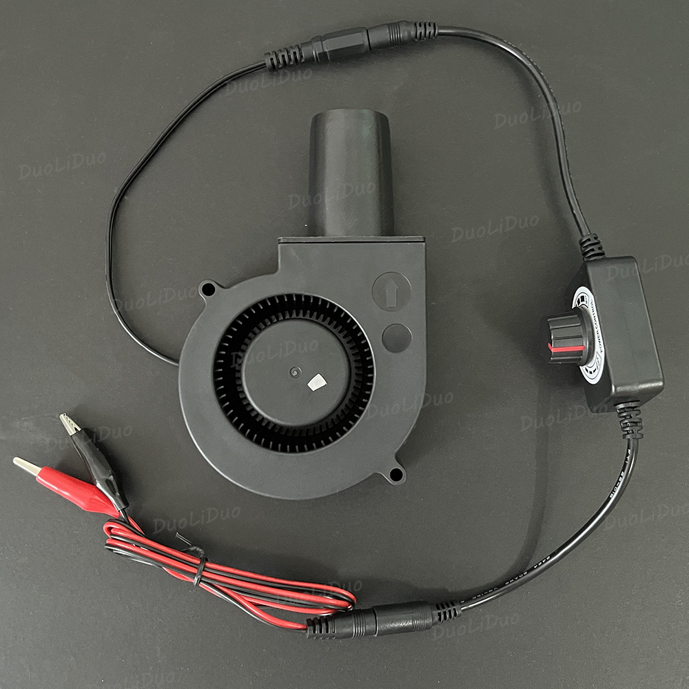 Solar Panel Dc Fan 12v 10w 9733 Blower with Speed Control Switch, High Speed 4700rpm 5500rpm 6700rpm Battery Powered Cooling Fan
