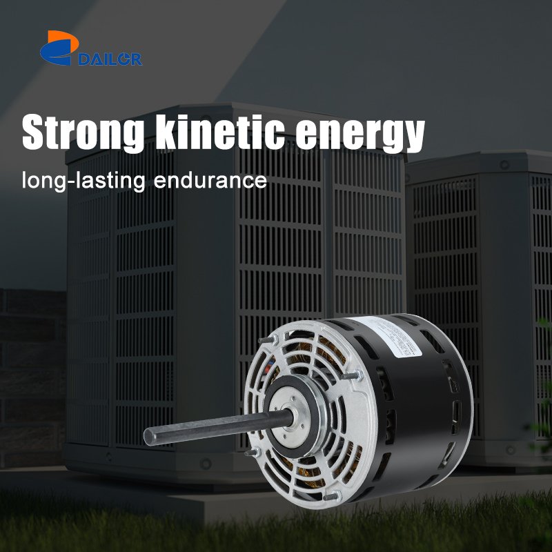 CCW Shaft End Shaft 1/2" X 1.5" 40 Ambient Temp Condenser Fan Motor