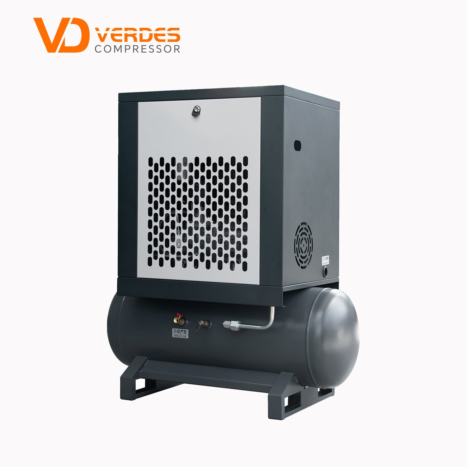 VERDES Direct Driven Energy Saving Air-Compressor Industry Small Rotary Screw Air Compressor Machine Price