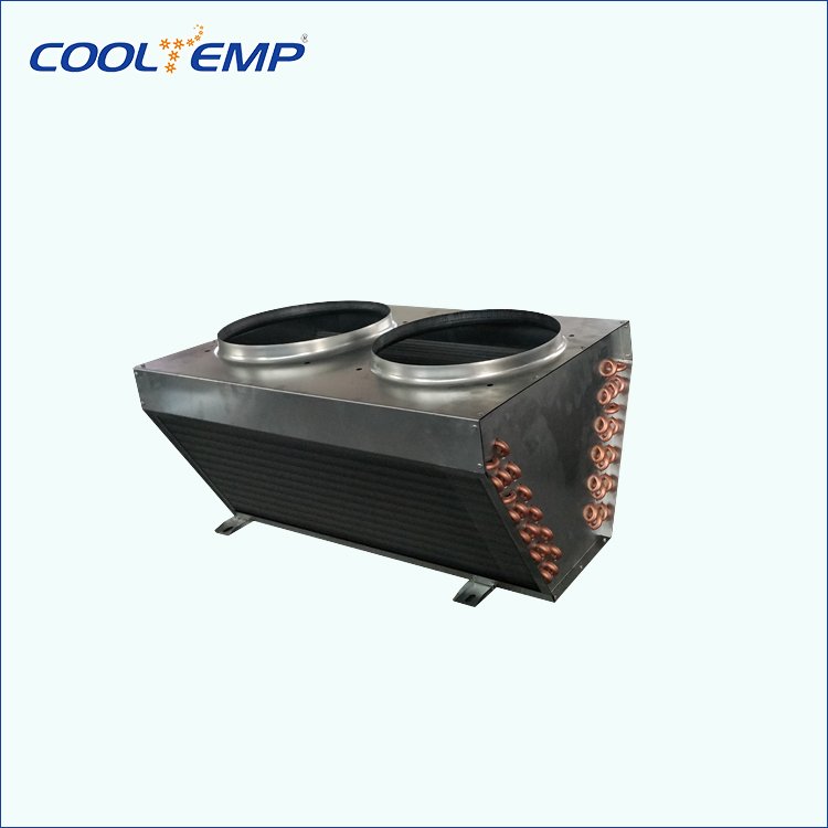 Air Cooled Industrial Cold Room Condenser With V Type Condenser Coils