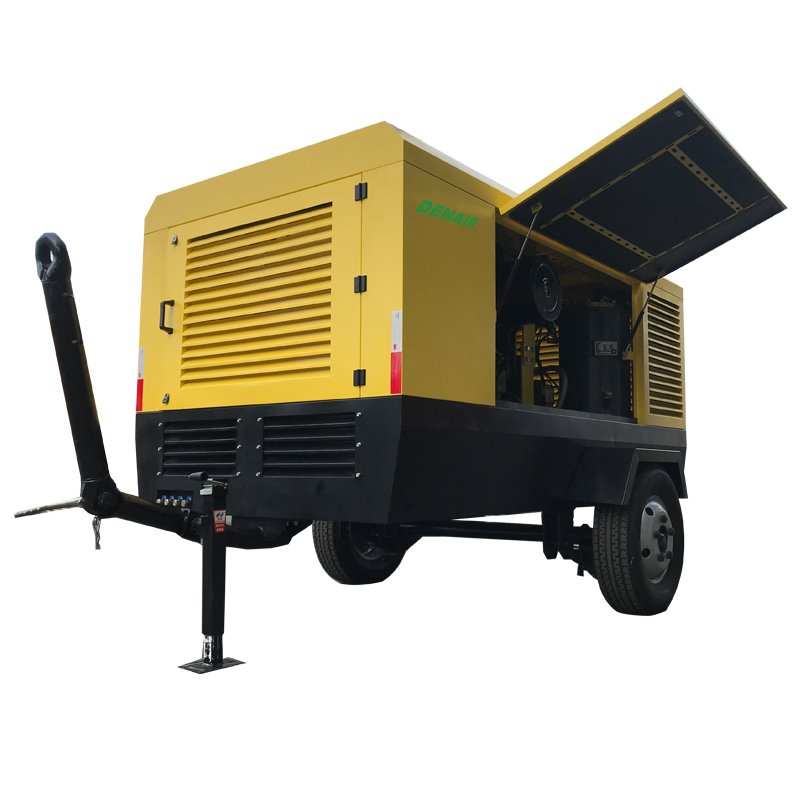 1000 Cfm 10bar 11m3/min Screw diesel Portable air Compressor