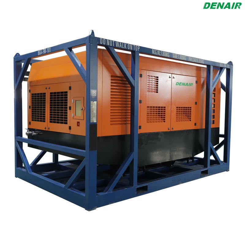 1000 Cfm 10bar 11m3/min Screw diesel Portable air Compressor