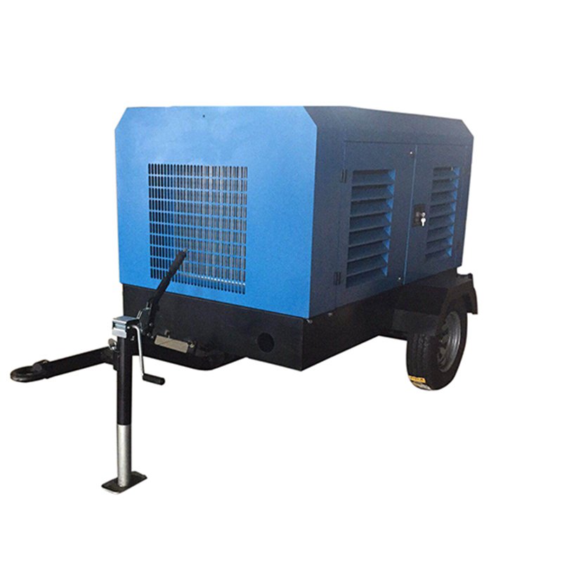 Stationary Screw Air Compressor 185 Cfm Portable Diesel Air Compressor 41KW 125psi 7Bar 8Bar 10Bar 13Bar