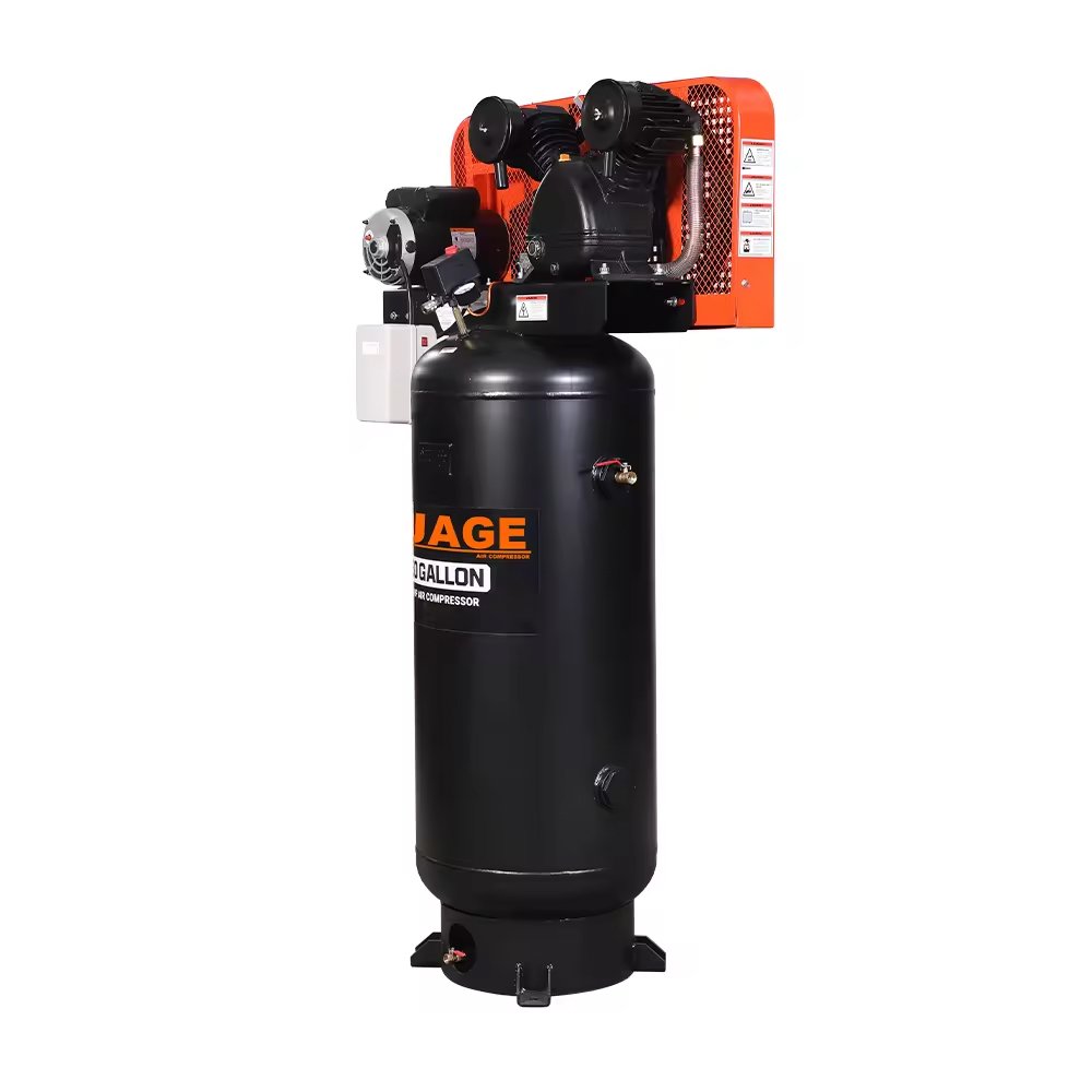 10 bar 60 Gallon 5.5hp Oil Lubricant Vertical Belt Drive air Compressor