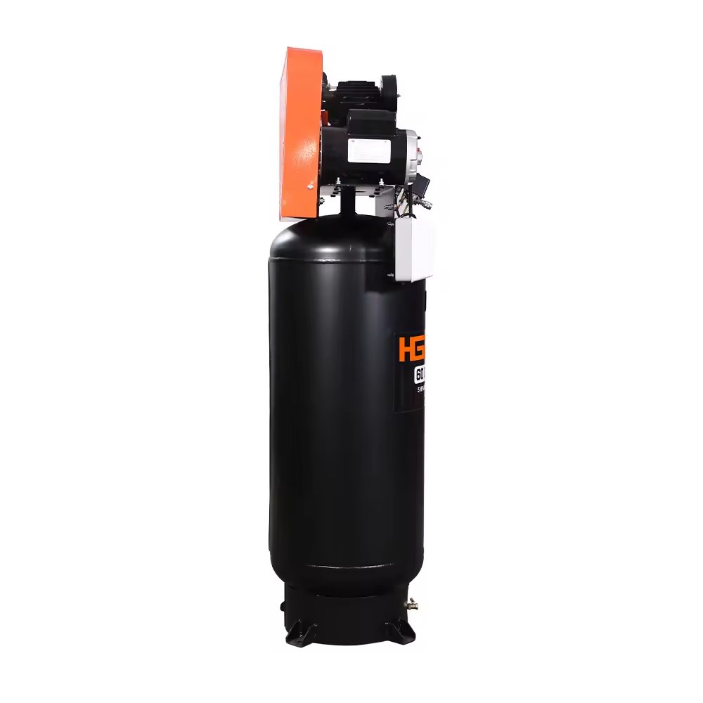 10 bar 60 Gallon 5.5hp Oil Lubricant Vertical Belt Drive air Compressor