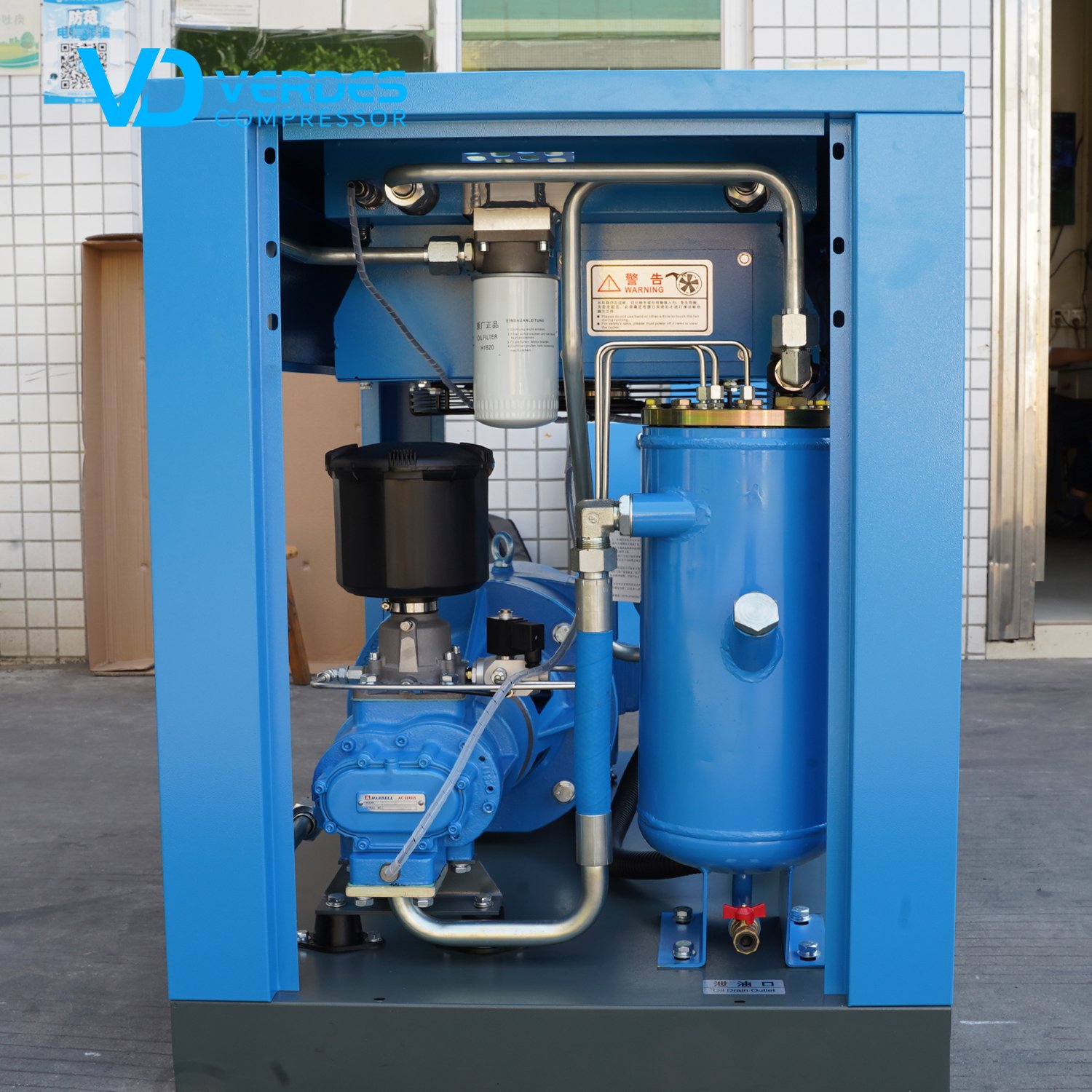 Factory Price15kw 20 hp 7.5kw 10 hp Industrial Rotary Screw air Compressor PM-VSD air Compressor Machine 8 bar 10 bar