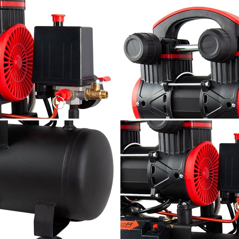 10L Electric Air Compressor 0.87HP Compact Air Compressor for Household and Workshop Use