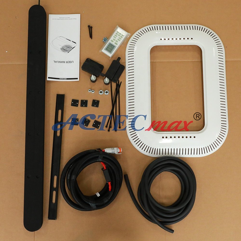 2150W Battery AC System AC.161.103.01 Truck Tractor Cabin 12V 24V Car RV Electric Rooftop Integrated Parking Cooler R134a