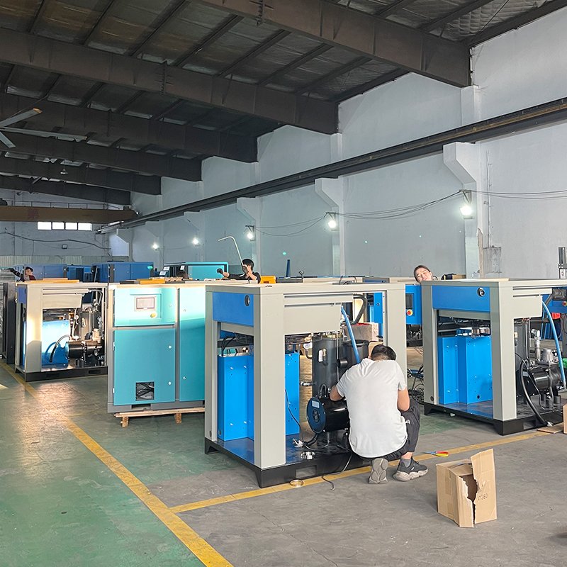 China Factory 30 hp 22kW Fixed Speed Screw Type Air Compressor
