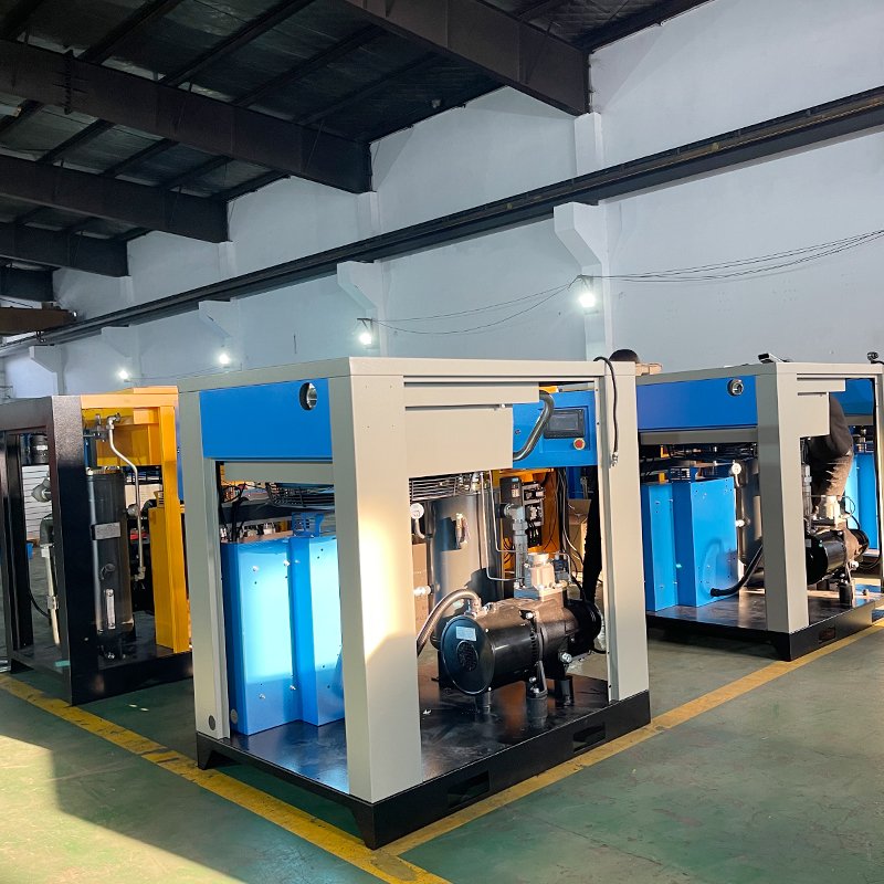 China Factory 30 hp 22kW Fixed Speed Screw Type Air Compressor