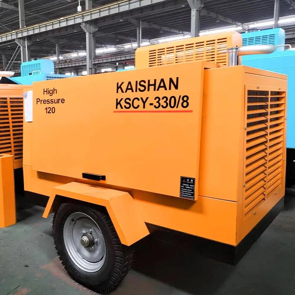 260HP Diesel Engine Portable Screw Air Compressor KSCY-650/20-700/17TK for Mining