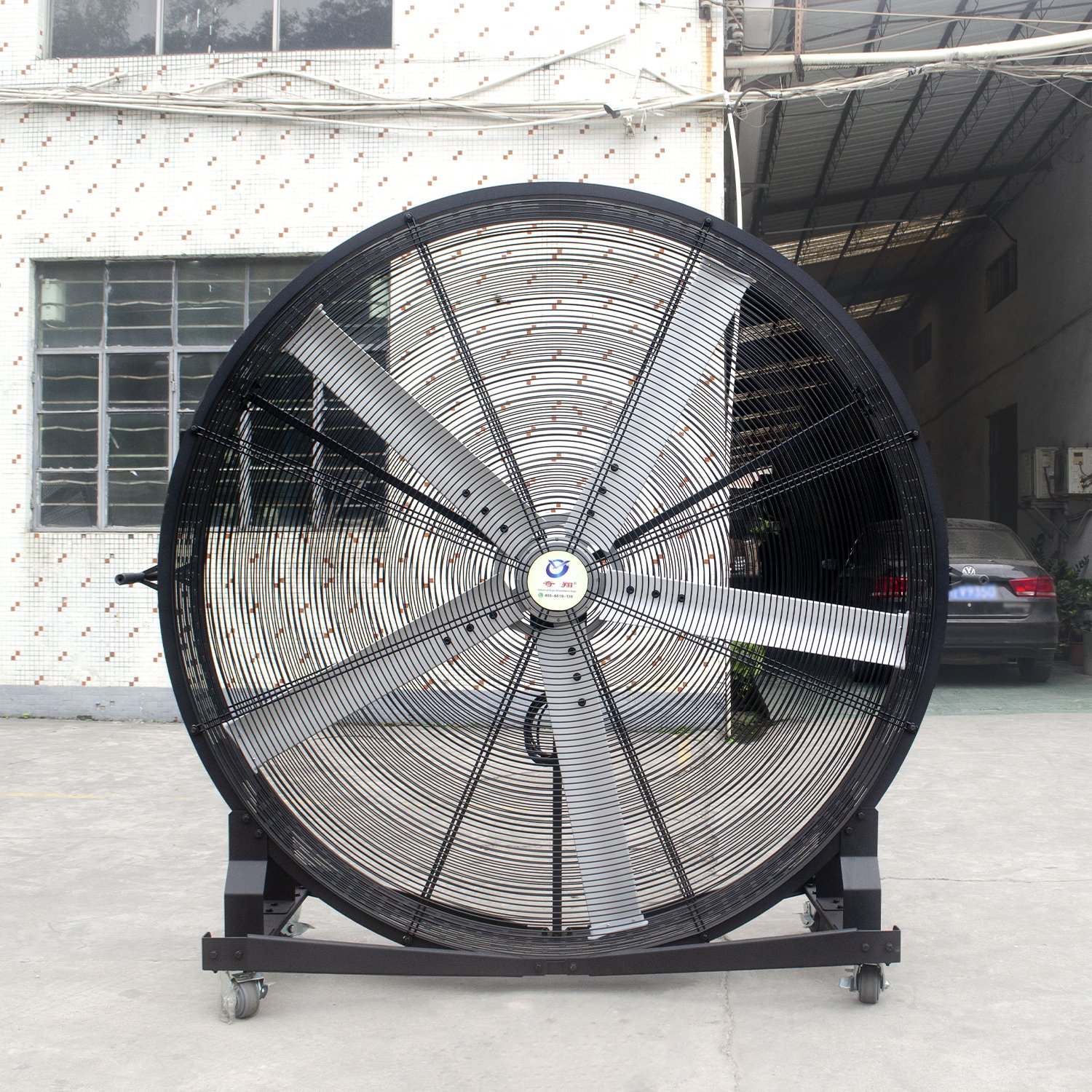High Quality 2M PMSM Industrial Mobile Fan 220V/380V Workshop Warehouse Movable Portable Fan Big Size Industrial Blower Fan