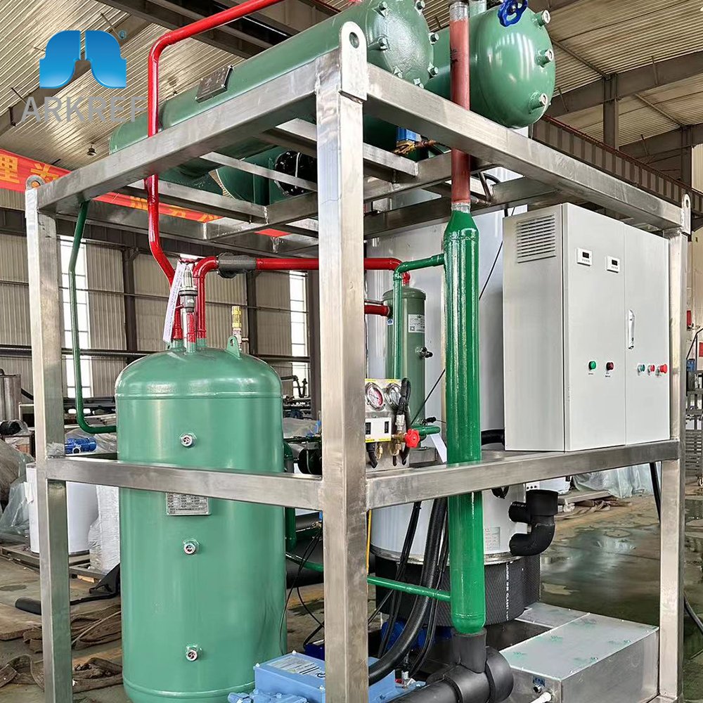 Arkref Commercial Industrial Ice Tube Maker Machine Tube Ice Machine Equipment 5t 8t 10t 15t 20t 25t 30t 40t Per Day