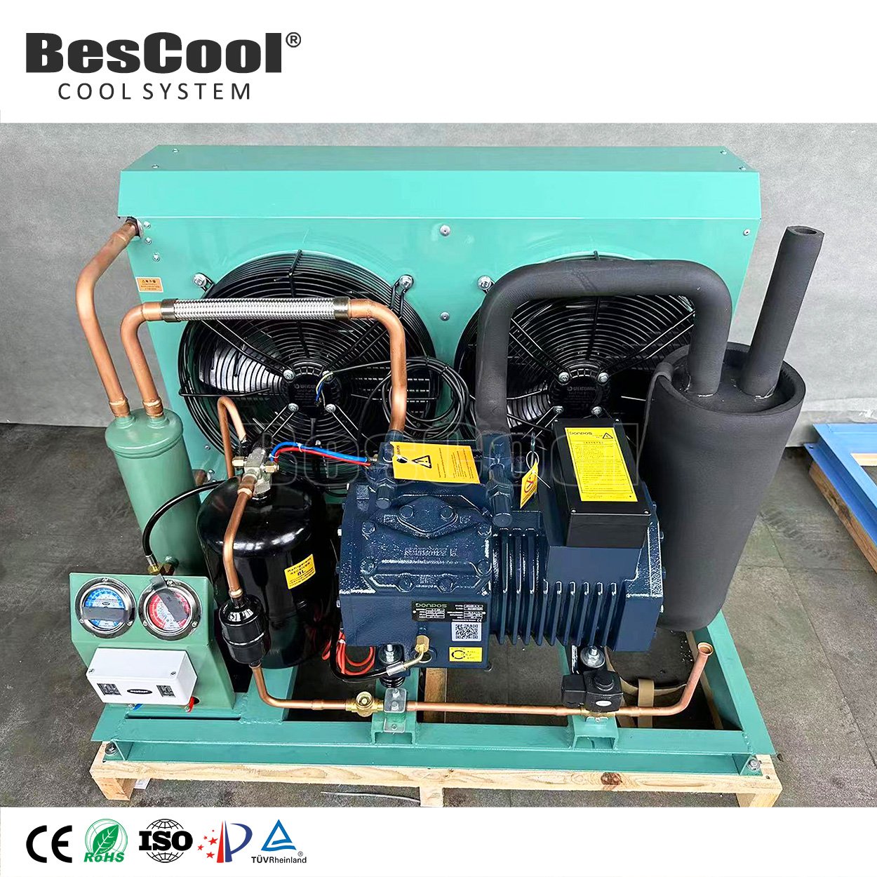 Donpos 380v 5~25hp Cold Room Refrigeration Compressor Unit Air Cooling Condensing Unit for Cold Room