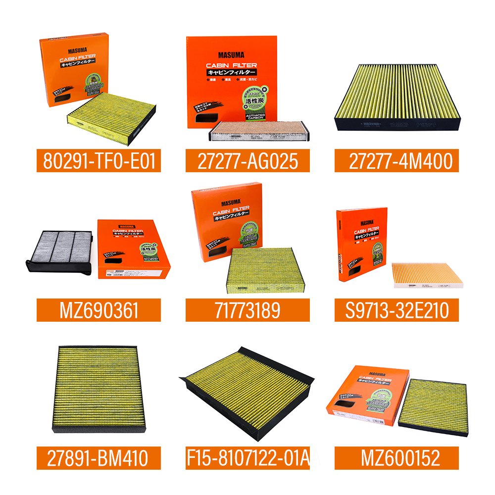 MASUMA Auto Parts Car AC Cabin Filter Auto Spare Parts Cabin Filters for LEXUS for SUBARU for TOYOTA