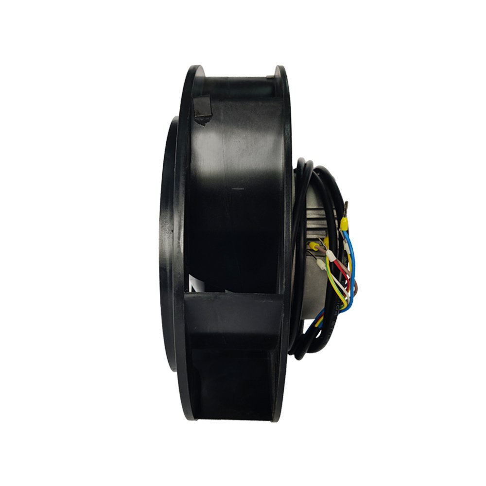 133mm Pa66 129CFM Centrifugal Turbine Fan Plastic Backward Centrifugal Fan with Ball Bearing for Ventilation