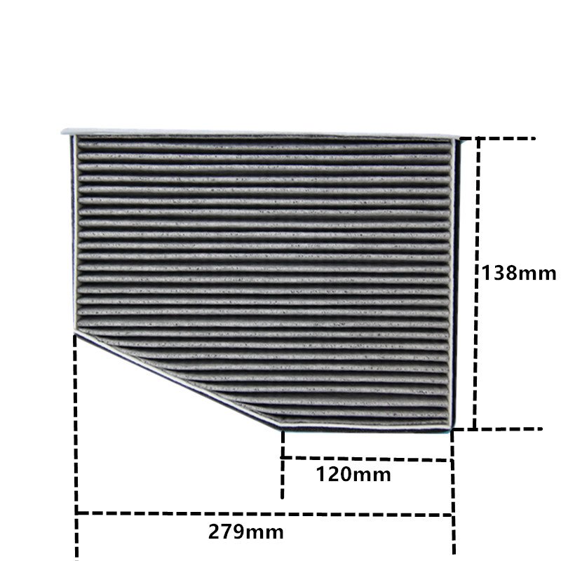 Premium Cabin Air Filter with Activated Carbon Replacement for CF10373 Fits Audi A3/A3 Quattro Q3/TT Quattro/VW Beetle
