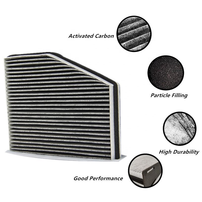 Premium Cabin Air Filter with Activated Carbon Replacement for CF10373 Fits Audi A3/A3 Quattro Q3/TT Quattro/VW Beetle